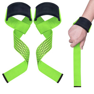 Bandes de maintien de poignet unisexes légères, renforcées en silicone, pour une prise ferme et antidérapante, sangles de musculation, prix de gros, service OEM - Product Image 1
