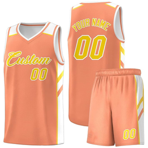 Conjunto de Pantalones Cortos y Camiseta de Baloncesto Personalizados, Logotipo Personalizado, Placa con Nombre y Número, Impresión por Sublimación, Bordado 3D, Ropa Deportiva 100% Poliéster - Product Image 1