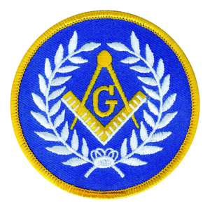 ตราสัญลักษณ์มาสเตอร์เมสันปี 2026 ปักมือด้วยด้ายสีทอง วัสดุคุณภาพดีที่สุด ตราสัญลักษณ์มาสเตอร์เมสันจากปากีสถาน - Product Image 3