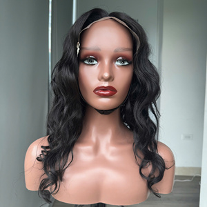 Precio al por mayor 100% Raw Virgin Vietnamita Humano Encaje Peluca Trama Natural Ondulado Negro Color Super Doble Extensiones de cabello dibujado - Product Image 3