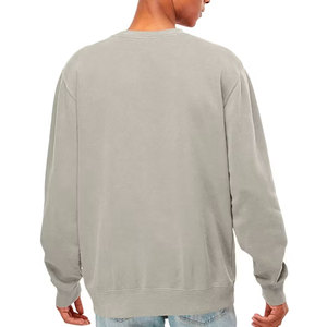 Premium <b>White</b> Fleece Pullover for <b>Men</b> Heavyweight Crew Neck Comfy <b>Sweatshirt</b> Streetwear Athletic Loungewear <b>Sweatshirt</b> - Product Image 2