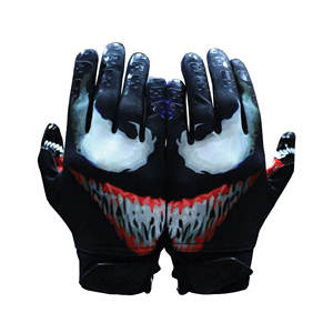 Gants de Football Américain Classiques pour Jeunes Wide Receiver – Logo Personnalisé, Super Adhérence, Design Respirant – Haute Qualité et Durabilité - Product Image 6