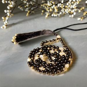 Meilleure vente 108 perle Mala collier obsidienne naturelle spirituel bouddhiste noué Mala cadeau religieux - Product Image 1