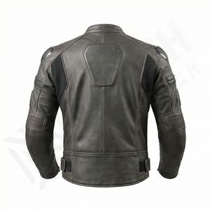 Veste de moto en cuir véritable pour homme de qualité supérieure, nouvelle arrivée, vestes de moto d'hiver, protections amovibles, personnalisables - Product Image 2