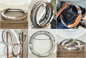 Nueva Funda Protectora para Volante de Cuero Genuino de Vaca, Estilo Western, Hecha a Mano, Accesorio Interior para Auto, Venta Directa de Fábrica - Product Image 3