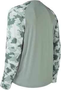 Camisetas de Pesca de Manga Larga para Hombre, Protección UV, Poliéster, Sublimación, Transpirables - Product Image 3