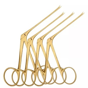 Micro Pinzas para Oídos Profesionales, Micro Pinzas ORL de Acero Inoxidable con Punta Fina, Instrumento de Precisión para Tratamiento de Oídos - Product Image 1