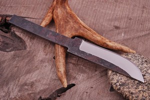 Cuchillo Personalizado Hecho a Mano con Espiga Completa, Hoja de Acero de Alto Carbono con Punta Caída para Uso en Exteriores, Camping, Bushcraft, OEM, ODM - Product Image 5