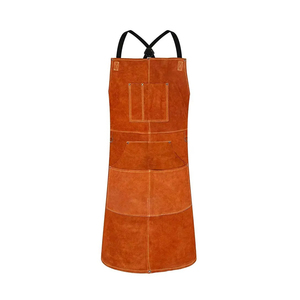 Tablier unisexe en cuir PU de haute qualité, résistant, imperméable, respirant et confortable, idéal pour la restauration et les bars, avec fermeture à boutons-pression - Product Image 1