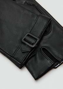 Gants de moto en cuir robustes pour usage industriel, vente en gros B2B, conception personnalisée, protection pour motards de course, équipement de sécurité pour les mains avec protection des phalanges - Product Image 5