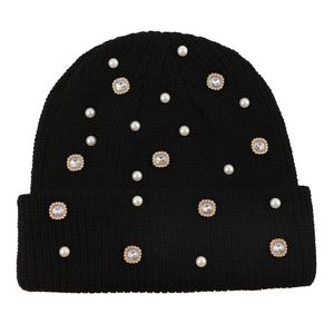 Gorro de Punto Jacquard Personalizado con Diseño Gráfico de Diamantes de Imitación, Sublimación, Bordado, Gorro de Invierno, OEM, ODM, Venta al Por Mayor - Product Image 1