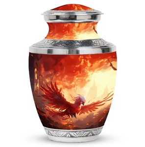 Urna Funeraria Negra con Grabado de Foto para Cenizas Humanas Adultas, Diseño Personalizable, Siempre en Nuestros Corazones, Urna Grande Clásica para Adultos - Product Image 4