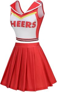 Uniformes de pom-pom girls sur mesure pour jeunes filles, costumes d'équipes sportives scolaires, vêtements de performance pour femmes - Product Image 2