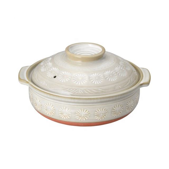 หม้อเซรามิก Hana Mishima Donabe ขนาด9