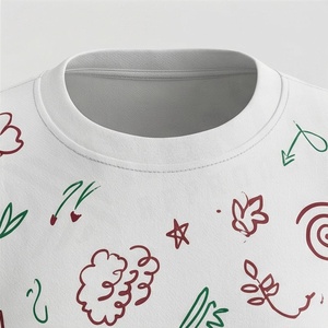 Conjunto de Pijama de 2 Piezas para Mujer, Algodón, Cuello Redondo, Manga Larga, Estampado Floral, Sudadera y Pantalones, Informal, para Todas las Temporadas - Product Image 4
