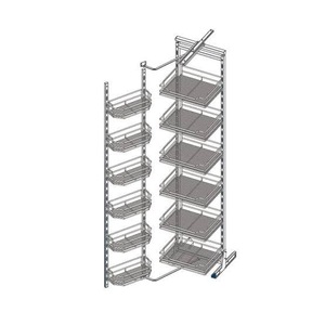 shelf rack High Metal Kitchen Organizer Handles Eco-Friendly <b>Vegetable</b> Storage Rack <b>Stand</b> Simple Design Multi-Color Option - Product Image 1