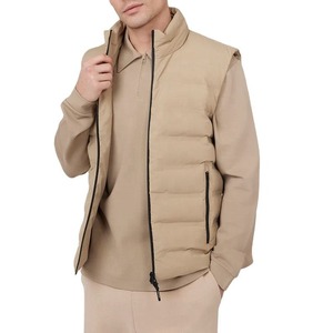 Gilet matelassé d'hiver personnalisé pour homme, gilet chaud respirant, style décontracté, gilet matelassé unisexe pour l'hiver - Product Image 2