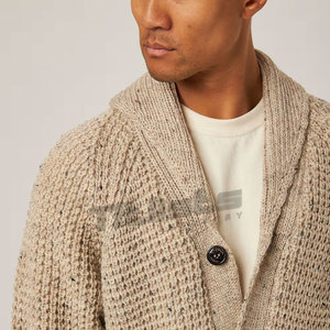 <b>Lightweight</b> Ribbed Men <b>Cardigans</b> With Comfortable Fit For Daily Office And Weekend Outfits Men <b>Cardigans</b> - Product Image 3