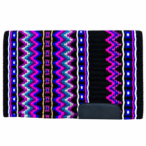 Wholesale Handwoven <b>Wool</b> Western Saddle Pad Geometric Navajo Pattern Horse Blanket Pad Shock Absorbing Show Equestrian Tack - Product Image 4