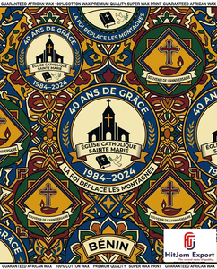 Fournisseur et fabricant de tissus en coton imprimé africain de qualité supérieure, OEM, uniformes pour les cérémonies religieuses, les anniversaires, les congrès, Ghana, Nigéria, Kenya - Product Image 3