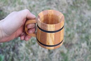 Eco Friendly Wooden Coffee Mug Sustainable <b>Drinkware</b> - Product Image 2