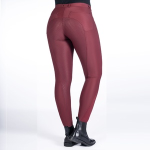 High Quality 4-way Stretch Horse Riding Breeches <b>Leggings</b> Tights <b>Equestrian</b> Wear Pants on Technical Fabric with Soft Feel - Product Image 3
