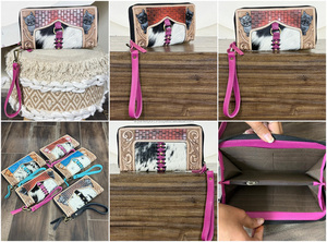 Nuevo Modelo de Carteras de Mano de Cuero Hechas a Mano, Estilo Largo, Multifuncionales, para Mujer, con Espacio para Teléfono Celular, Disponibles al por Mayor - Product Image 3