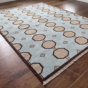 Vintage Geometric Area Rug <b>Soft</b> <b>Floor</b> <b>Mat</b> Decorative Carpet for Living Room Bedroom Home Decor - Product Image 5