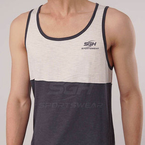 Ropa de entrenamiento de alta calidad, camiseta sin mangas para hombre, de secado rápido y tela transpirable, a bajo precio. - Product Image 5
