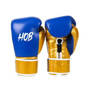 Guantes de Boxeo de Piel de Vacuno con Diseño de Logotipo, para Entrenamiento y Competencia, para Adultos, Equipo de Combate Profesional, Personalizados, con Cordones - Product Image 5