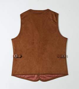 Chaleco de Cuero Vaquero para Hombre de Alta Calidad, Diseño Moderno, Personalizado, Cómodo y Transpirable, Venta al Por Mayor - Product Image 4