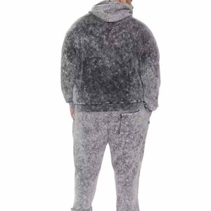 Collection d'hiver de qualité supérieure pour hommes, style tendance, respirant, logo personnalisé, ensemble deux pièces, survêtement à capuche, jogging - Product Image 5