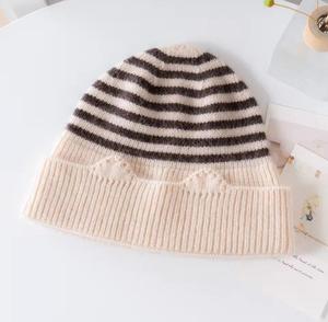 Gorro Unisex de Jacquard Sólido, 100% Acrílico, Tejido Acanalado, Gorro de Invierno, Estilo Casual, Ajustable para Adultos, 56-58CM - Product Image 5