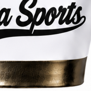 Maillot de cheerleading sans manches sublimé blanc et noir, tenue de sport athlétique pour l'entraînement et la compétition - Product Image 6
