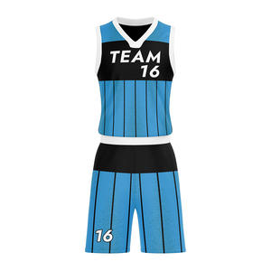 Uniformes de Baloncesto Personalizados al por Mayor Sin Pedido Mínimo, Camisetas de Baloncesto Estilo USA, Uniformes de Baloncesto Unisex Sublimados - Product Image 3