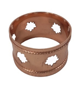 Anillo de servilleta de metal vintage con texto de agradecimiento, soporte decorativo para servilletas de mesa para mesa de comedor, decoración del hogar para Acción de Gracias y Navidad - Product Image 4