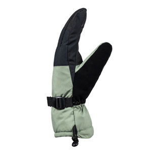 Guantes de Esquí Unisex de Dedo Completo, Impermeables, de Poliéster, con Aislamiento Térmico, para Actividades al Aire Libre en Invierno, Verde y Negro - Product Image 2
