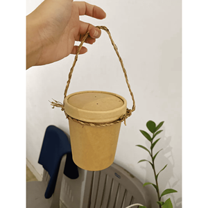 Support pour tasse en jonc de mer, matériau écologique en fibres de jonc de mer, pour isolation des tasses et décoration de table, Vietnam - Product Image 5