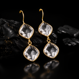 Pendientes Colgantes con Bisel de Latón Chapado en Oro Antiguo, Perlas de Imitación, Estilo Bohemio Clásico para Mujer, Directo de Fábrica - Product Image 2