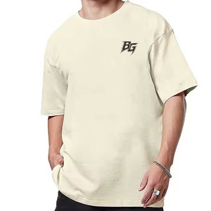 เสื้อยืดดรอปโชลเดอร์ขายส่ง ผ้าฝ้าย 100% เนื้อผ้านุ่มพรีเมียม สีและโลโก้สั่งทำได้ ทรงโอเวอร์ไซส์ทันสมัย สำหรับแบรนด์เสื้อผ้า - Product Image 1