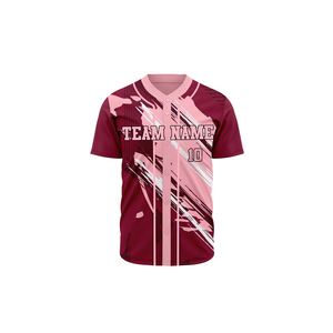 เสื้อเบสบอลเด็กแบบสั่งทำพร้อมโลโก้และชื่อ  ขายส่งแบบซับลิเมชั่น ชุดเบสบอลและซอฟต์บอล เสื้อเจอร์ซีย์เบสบอล - Product Image 1