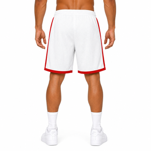 Shorts de sport personnalisés OEM&ODM, séchage rapide, fitness, gym, entraînement, shorts de luxe pour hommes, doublés, extensibles dans 4 directions, en mesh, avec poche - Product Image 4