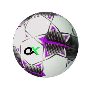 Ballon de football en PU cousu à la machine, personnalisé, pour entraînement professionnel en extérieur, Oxva Industries - Product Image 5