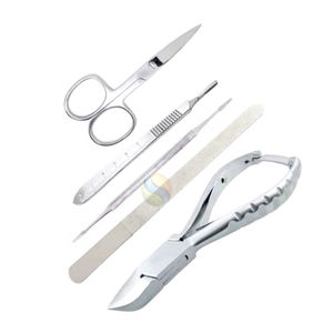 Cortauñas Profesional de Lujo de Acero Inoxidable 5 en 1, Resistente, para Uñas de los Pies, con Bloqueo de Resorte Único, Manicura Premium - Product Image 2