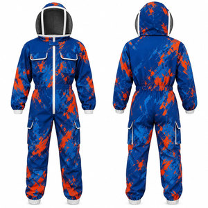 Veste à capuche respirante et ventilée à 3 couches, combinaison d'apiculteur, vêtements de protection pour l'apiculture avec voile, vêtements de travail - Product Image 1