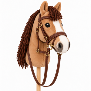 Brida de juguete de calidad, hecha con componentes duraderos, ajuste cómodo y detalles elegantes para un equitación lúdica. - Product Image 4