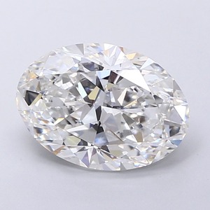 Diamant de laboratoire ovale saisissant de 5,02 carats E VS1, polissage excellent, éco-responsable, pierre précieuse synthétique CVD de pointe pour la joaillerie fine - Product Image 1