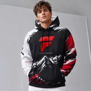 Durable men <b>hoodies</b> providing reliable warmth <b>soft</b> feel and comfortable fitting for cool weather activities Lightweight - Product Image 4