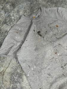 Camiseta de Hombre Estilo Hip Hop, Lavado Ácido, Desgastada, con Estampado Gráfico, Estilo Vintage, Algodón Grueso, Casual - Product Image 3