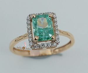 Anillo de Oro Sólido de 18K para Mujer, Colección de Collares Minimalistas con Textura Suave, Anillo Fino con Dije - Product Image 2